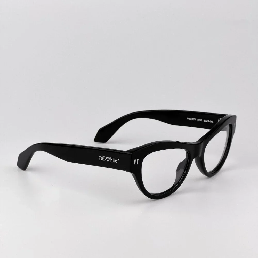 Off-White STYLE 76 Women Eyeglasses Black Square | Model OERJ076 1000